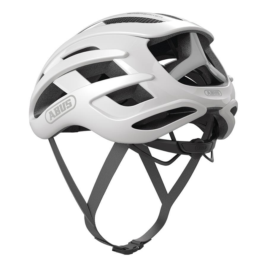 ABUS Airbreaker Helmet Polar White Matt rear angle