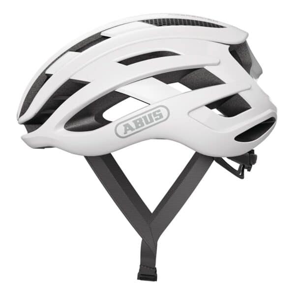 ABUS Airbreaker Helmet Polar White Matt side view