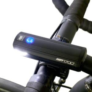 Cateye AMPP 1700 Front Light on handlebar