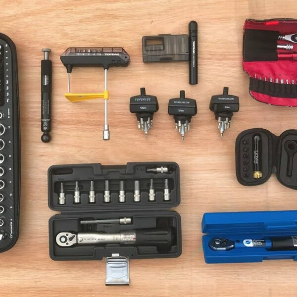 Torque wrenchs on a work bench