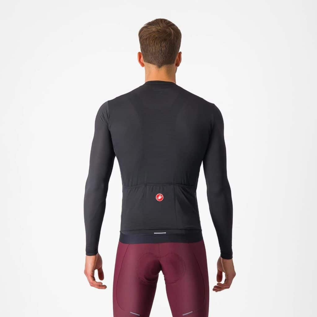 castelli espresso ls jersey black