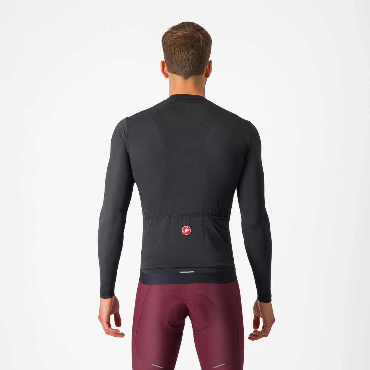 castelli espresso ls jersey black
