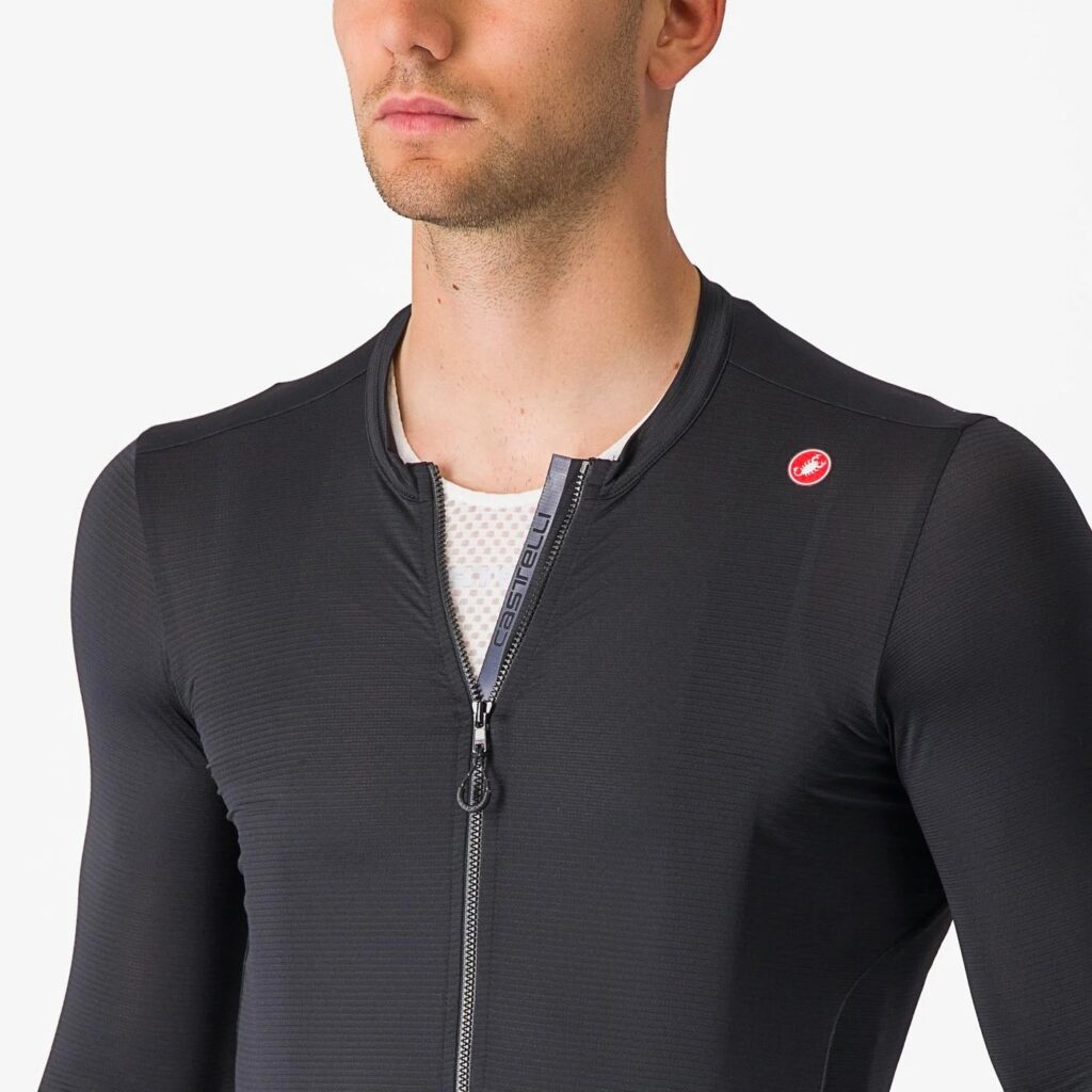castelli espresso ls jersey black