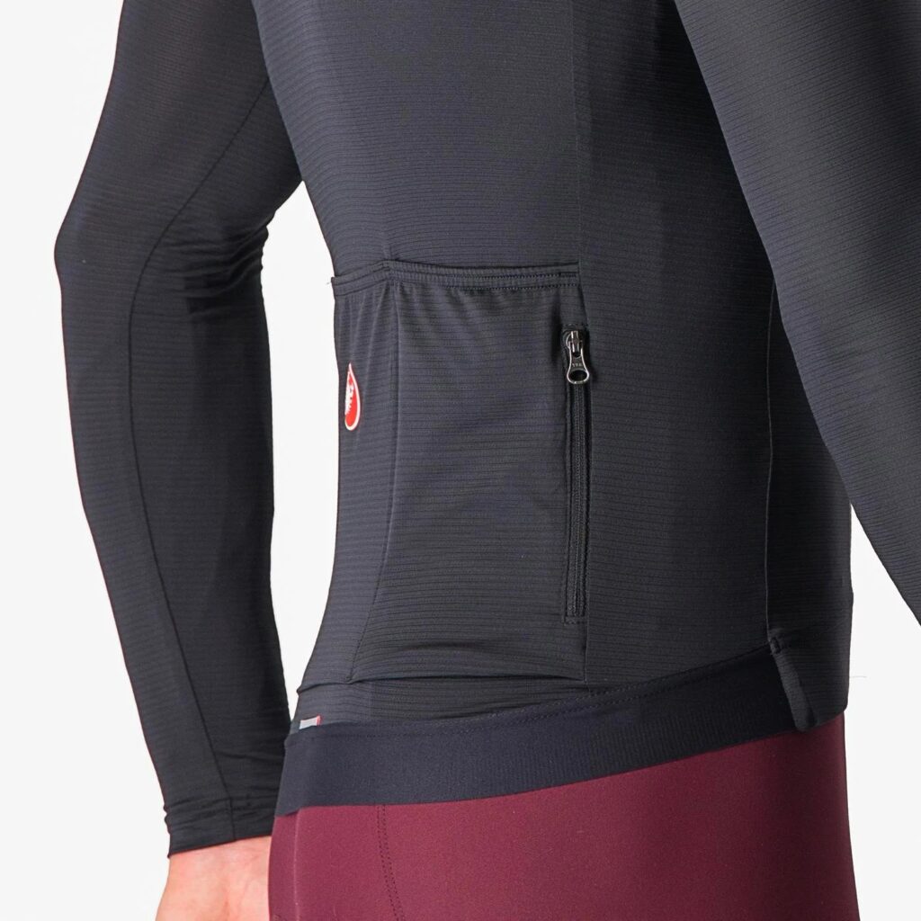 castelli espresso ls jersey black