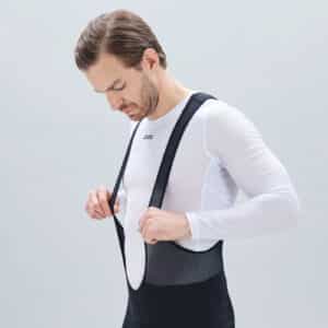POC Essential Layer LS Jersey on man under bibs