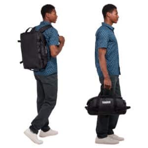 Thule Chasm Duffel Bag 30L carried by man