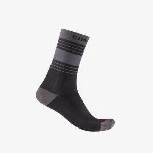 castelli simbolo 15 sock dark grey/black