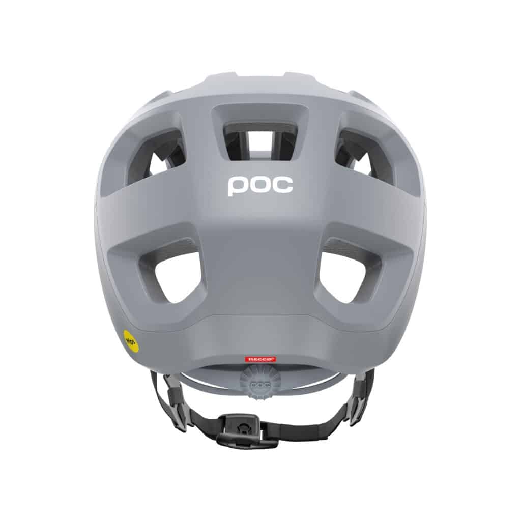 poc cularis granite grey matt back view