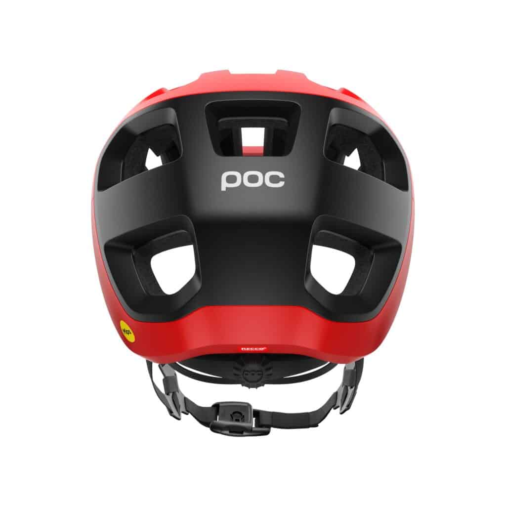 poc cularis prismane red matt/uranium black matt back view