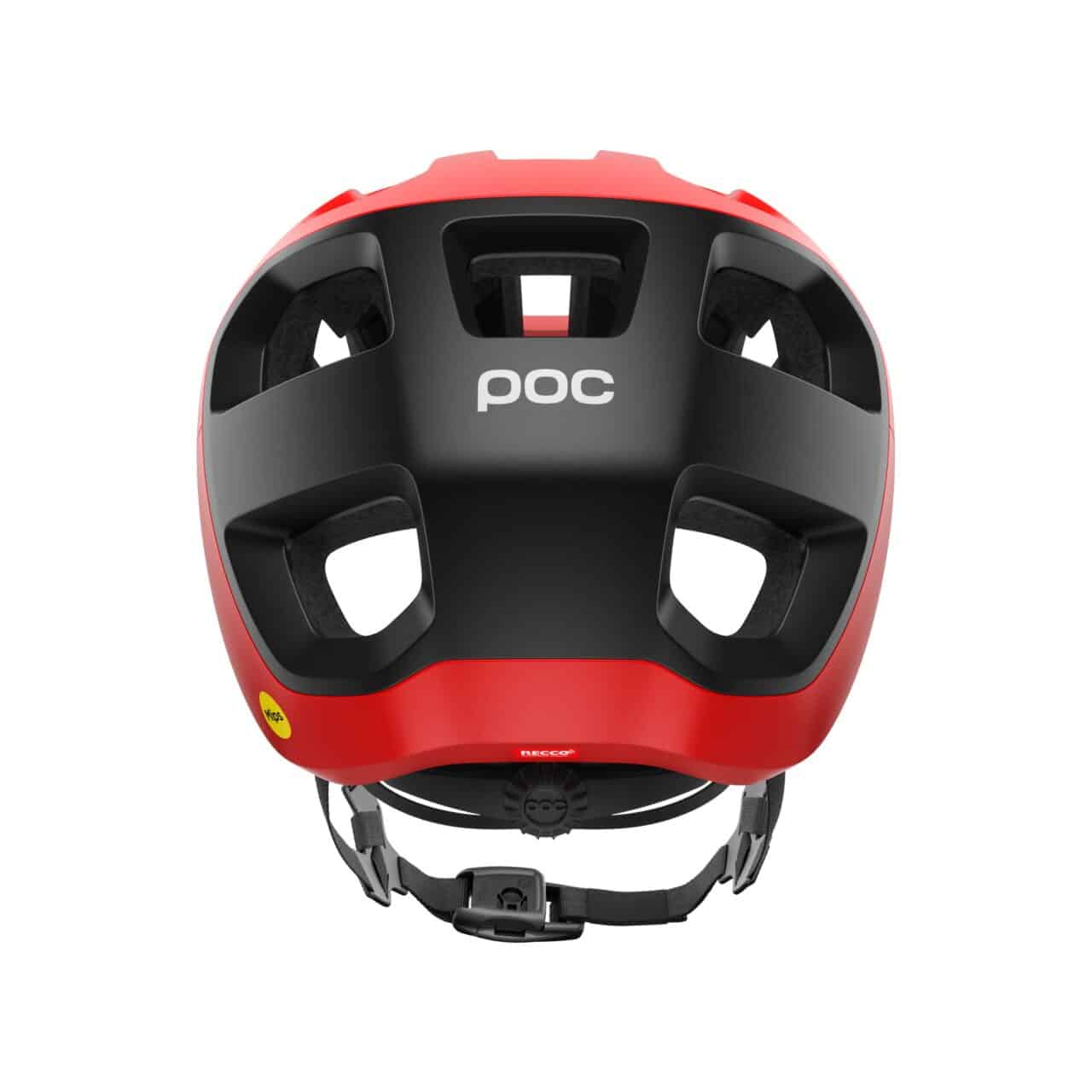 poc cularis prismane red matt/uranium black matt back view