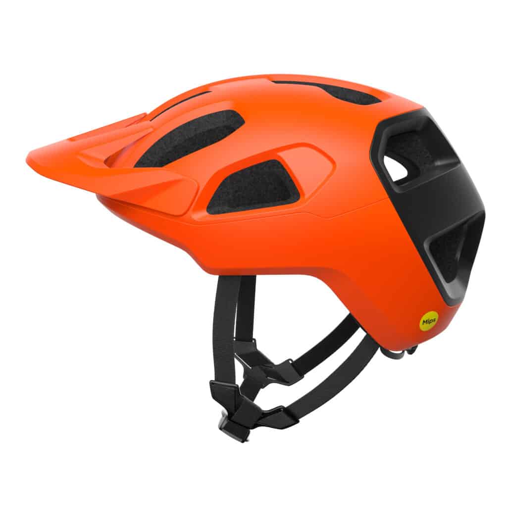 Poc Cularis Helmet Orange Matt left side