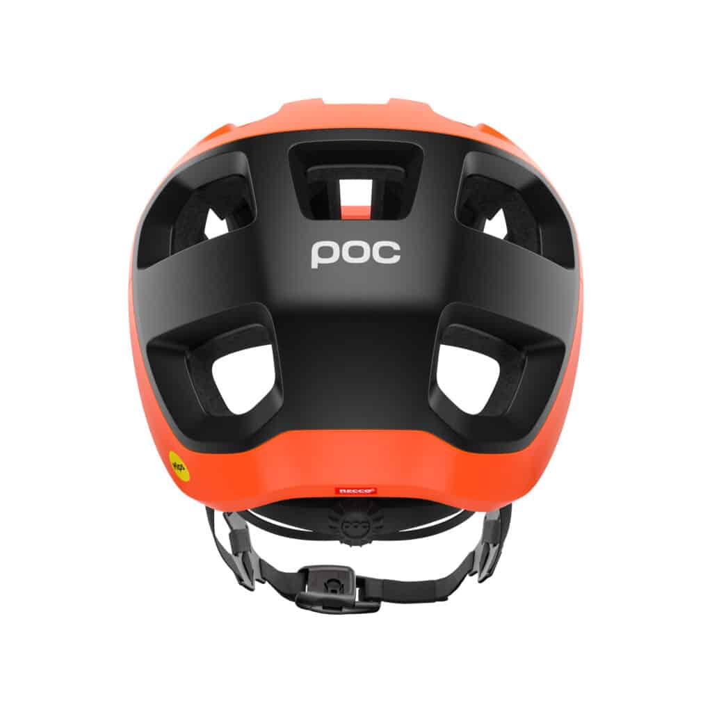 Poc Cularis Helmet Orange Matt rear