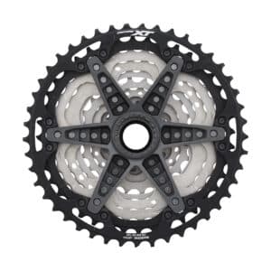back of shimano deore xt cs-m8100 cassette