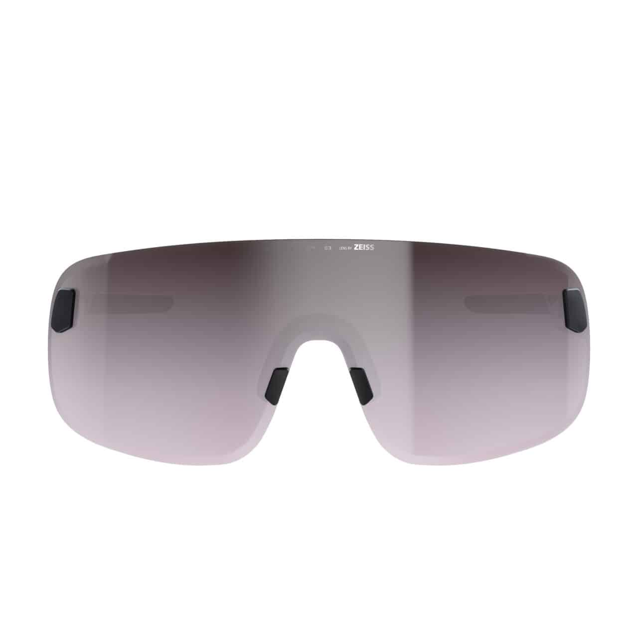 Poc Elicit Sunglasses Uranium Black Clarity Road Sunny Silver lens