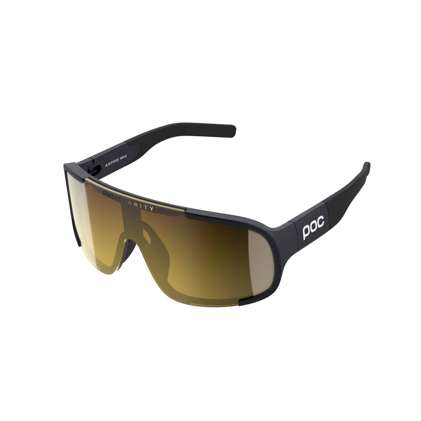 Poc Aspire Mid Sunglasses Uranium Black Partly Sunny Gold