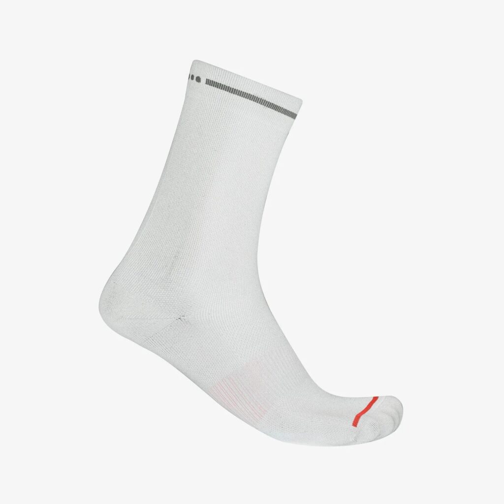 castelli premio evo 18 sock white