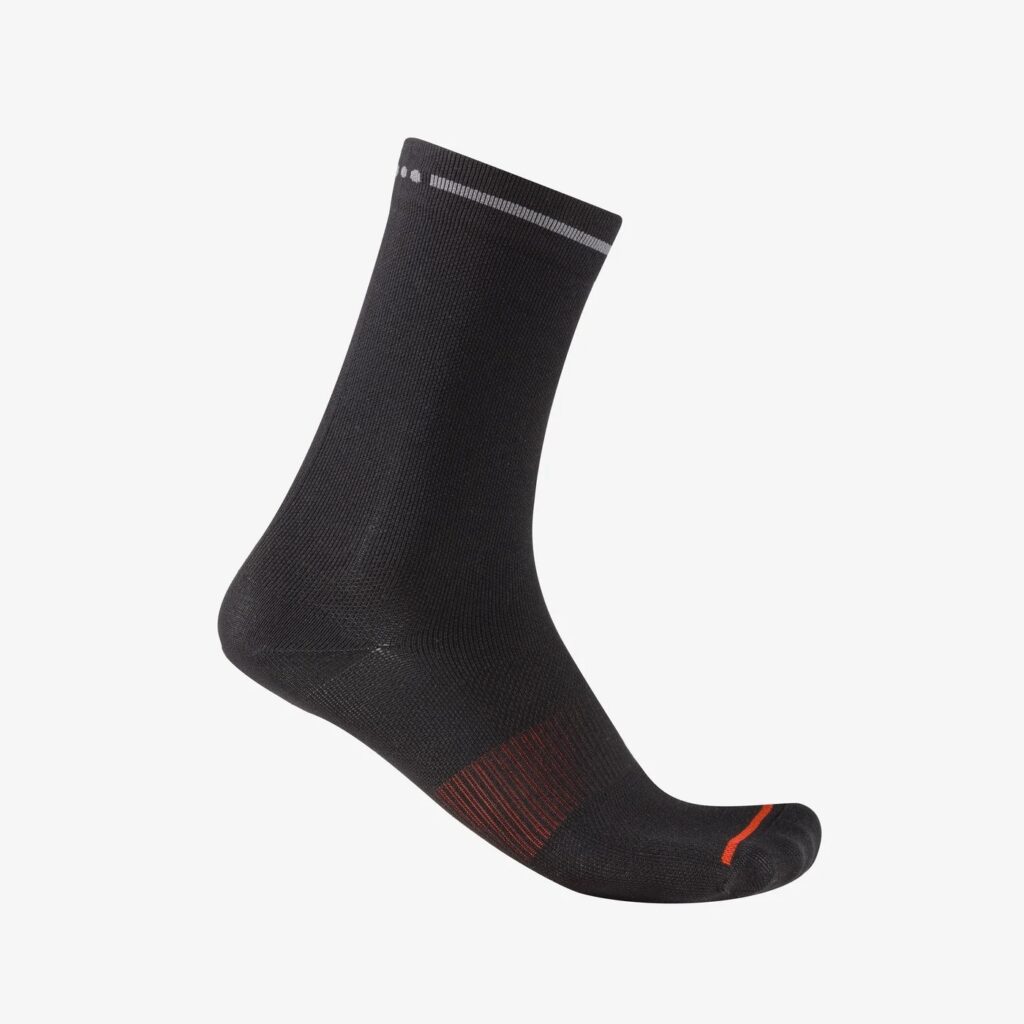 castelli premio evo 18 sock black