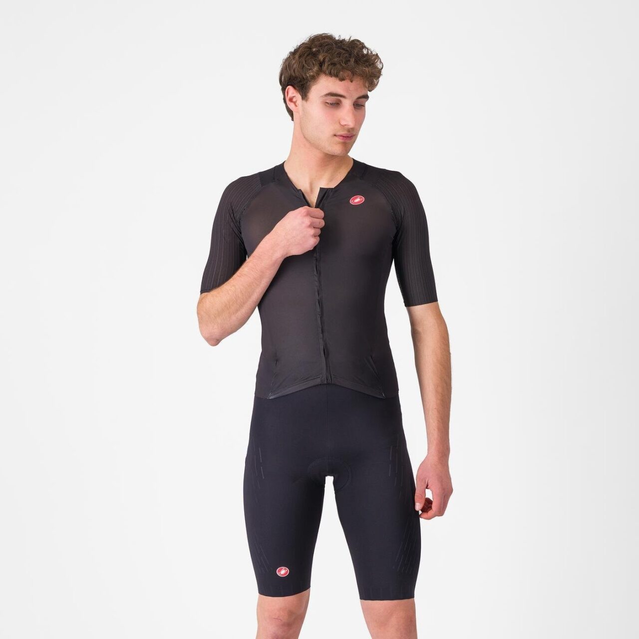 Castelli Free Sanremo 3 Short Sleeve Trisuit unzip