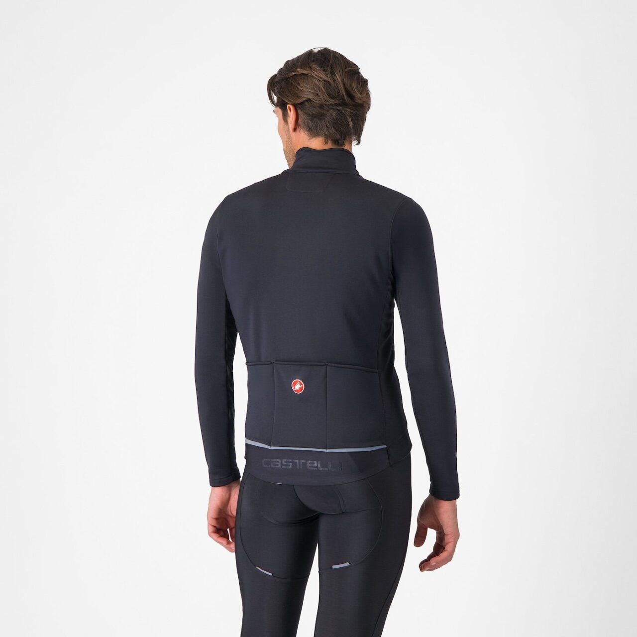 castelli espresso air jacket light black