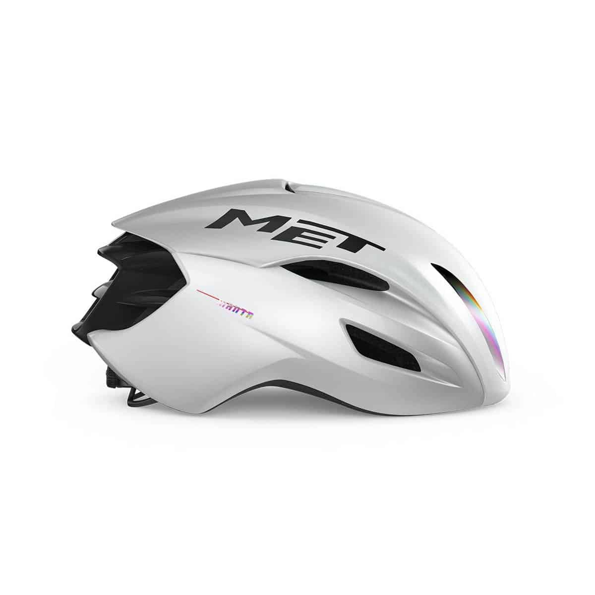 Met manta helmet holographic white