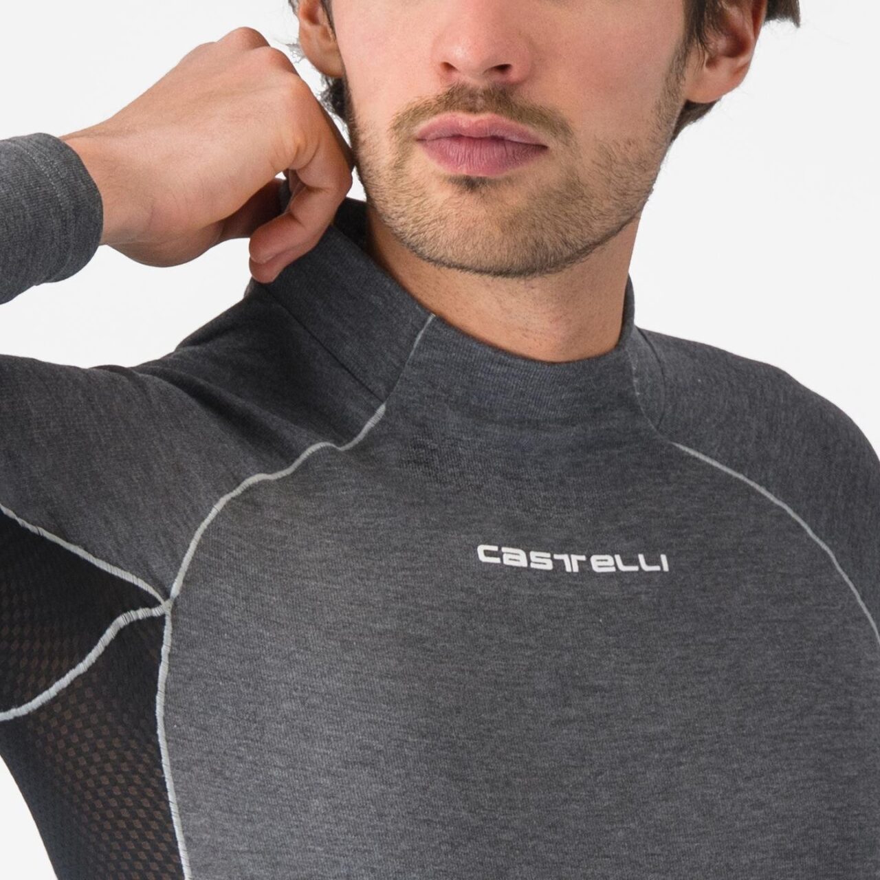 Castelli Flanders 2 Long Sleeve Base Layer neck