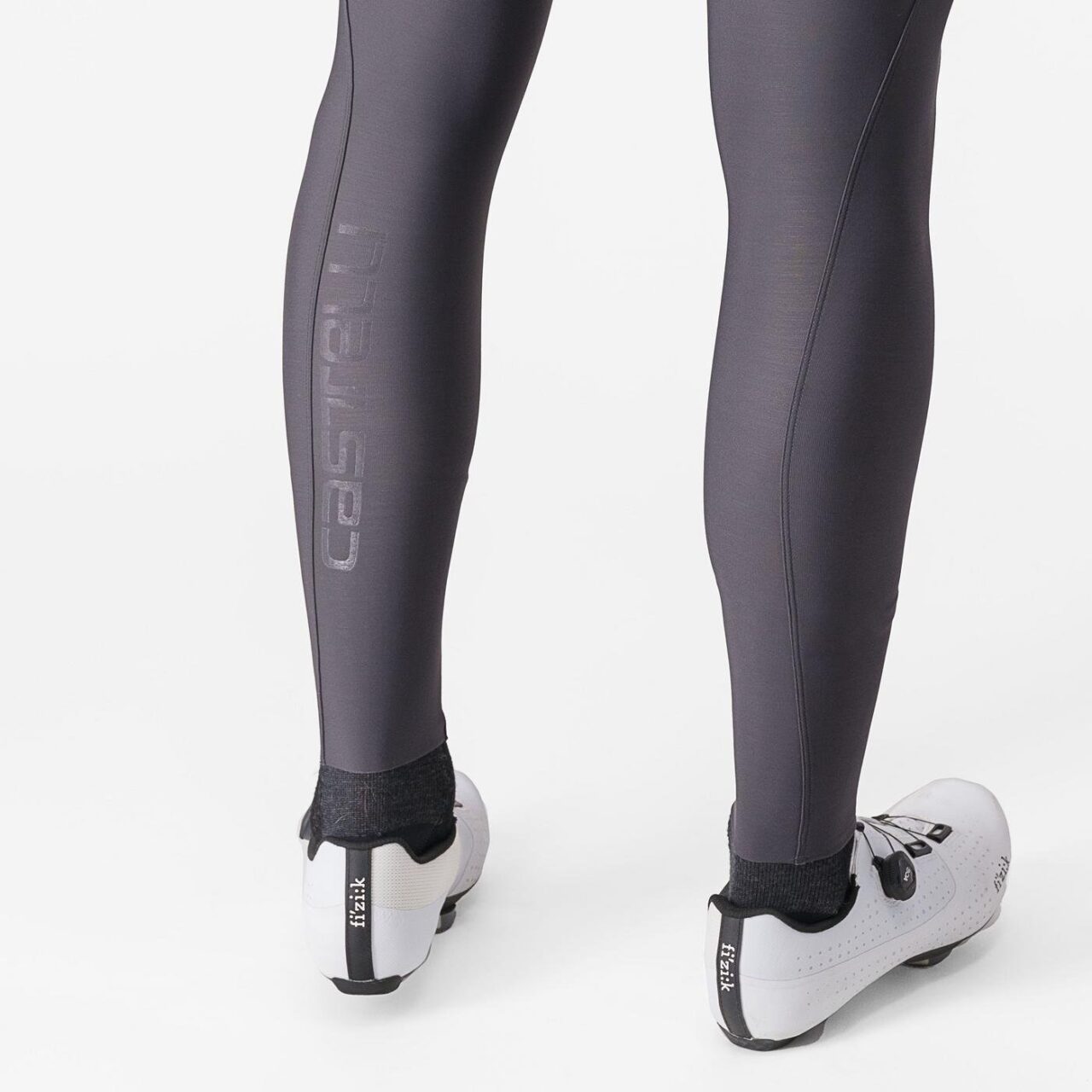 Castelli Espresso Bibtight Dark Gray calves