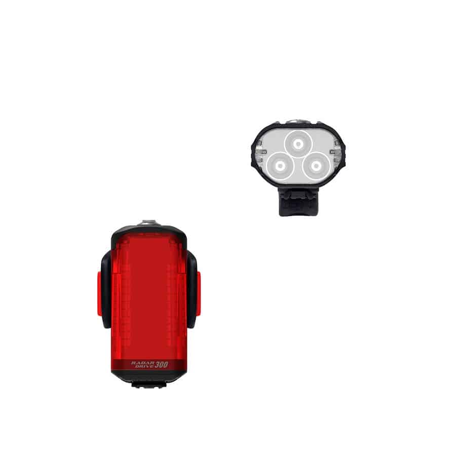 Lezyne Radar React System Bundle front and rear