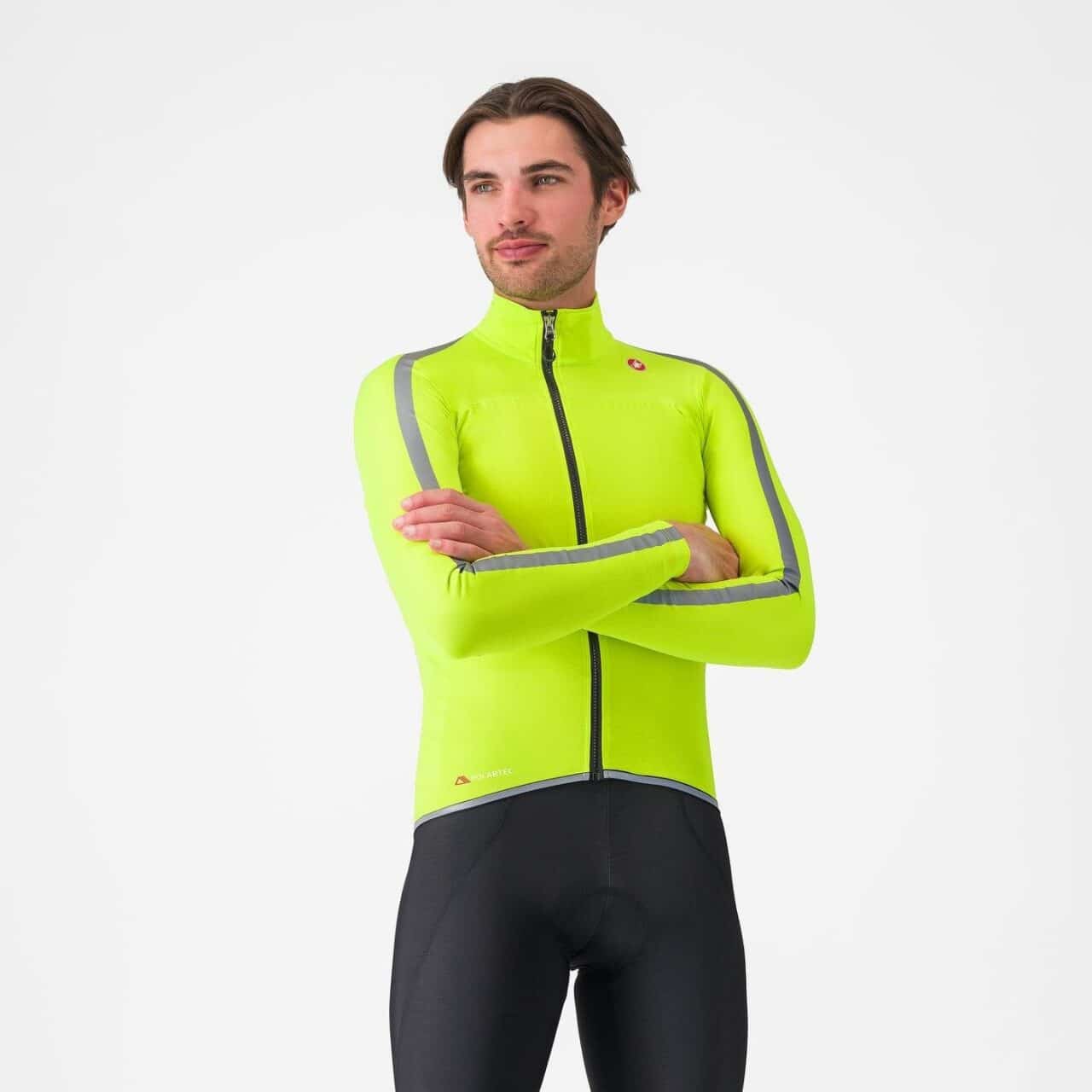 Castelli Ultra Rain Cape Electric Lime