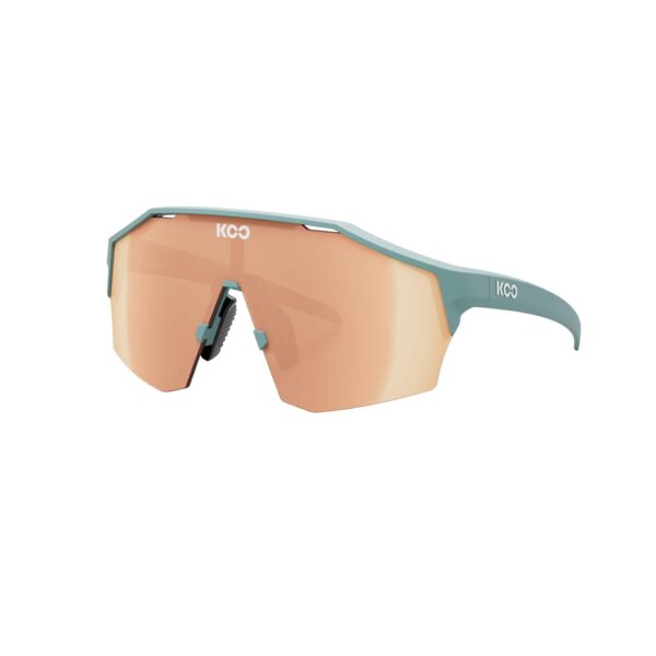 Koo Alibi Large Harbor Blue Matt Copper Mirror