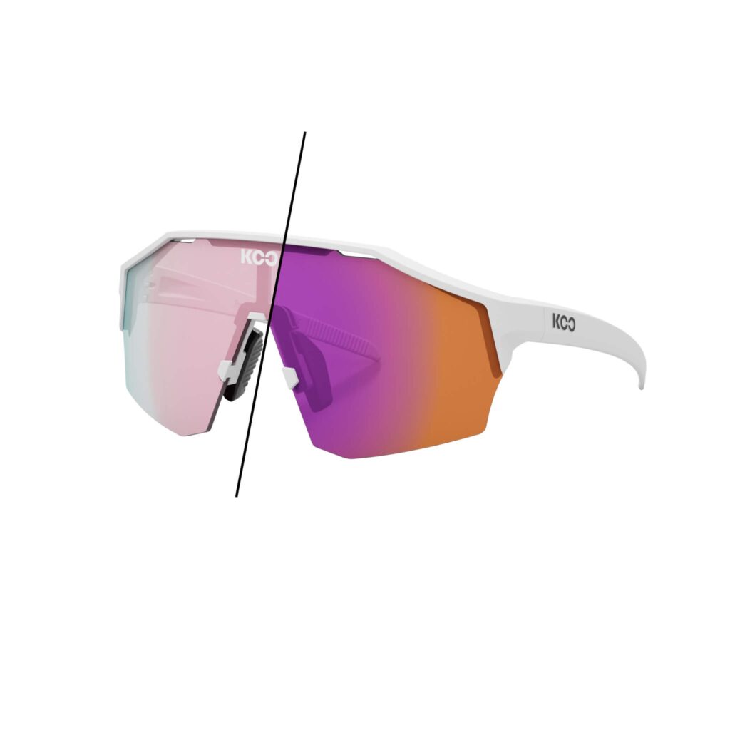 Koo Alibi Large White Matt Fuchsia Photochromic