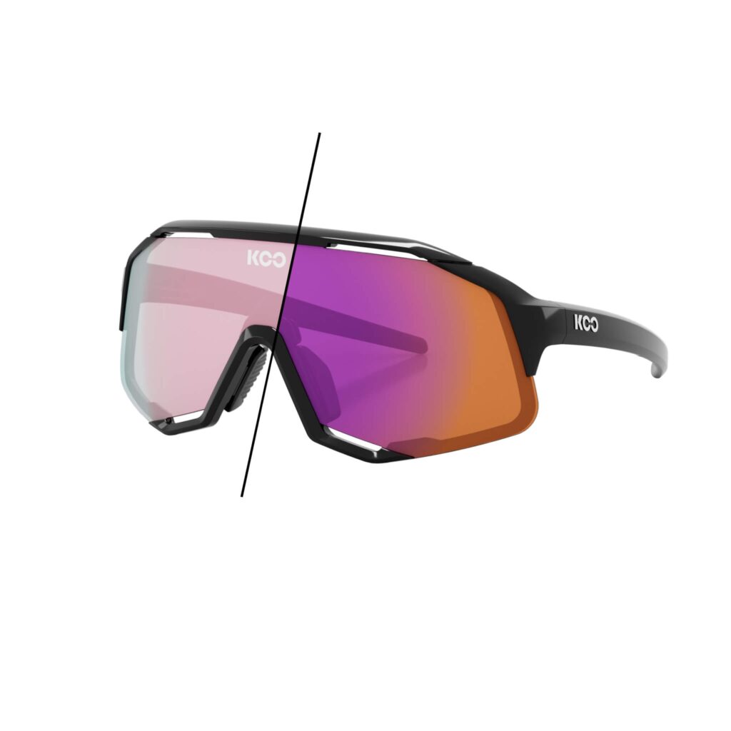 Black/Photochromic Fuchsia Mirror