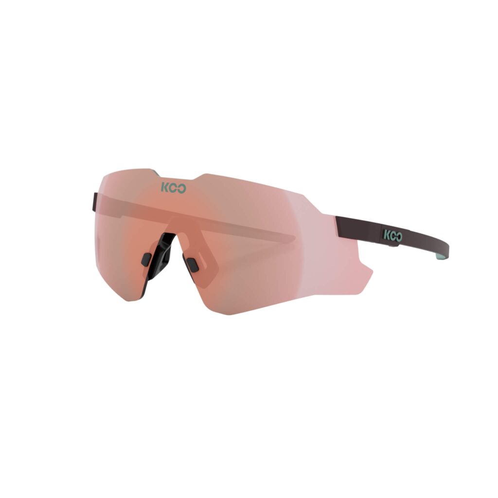 Koo Nebula Sunglasses Chocolate Matt/Rose Gold Mirror