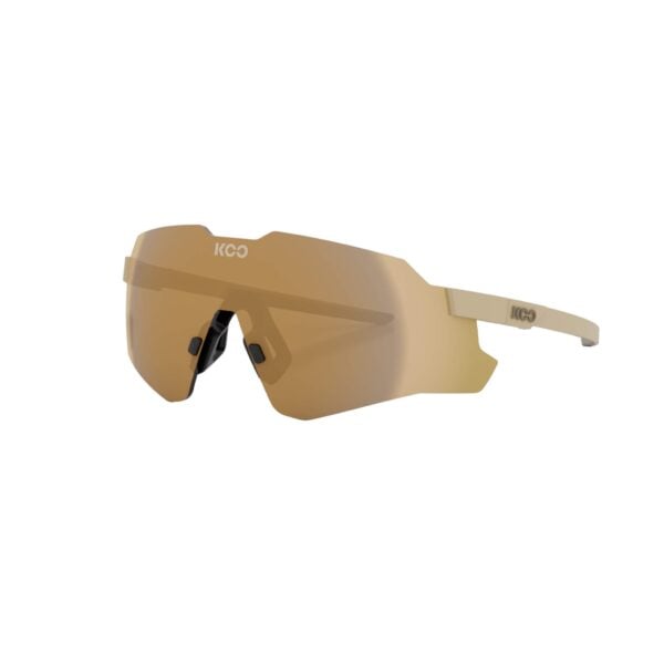 Koo Nebula Sunglasses Vanilla Matt/Dark Gold Mirror