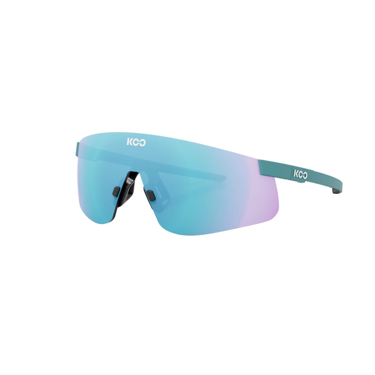 Koo Nova Sunglasses Acqua Matt/Turquoise Mirror