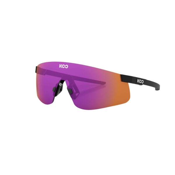 Koo Nova Sunglasses Black Matt/Fuschia Mirror