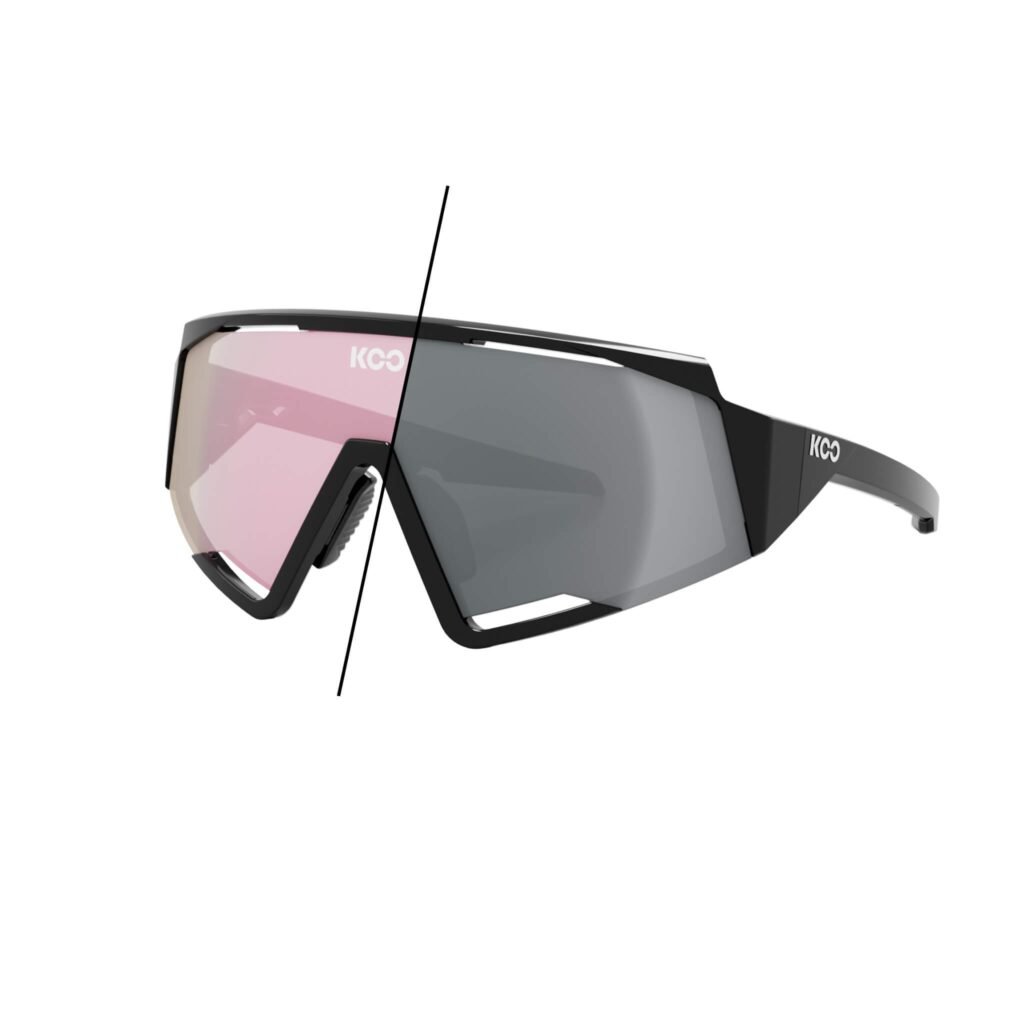 Koo Spectro Sunglasses Black/Photochromic Pink