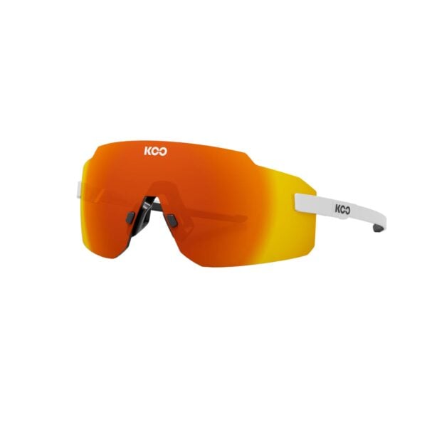 Koo Supernova Sunglasses White/Red Mirror