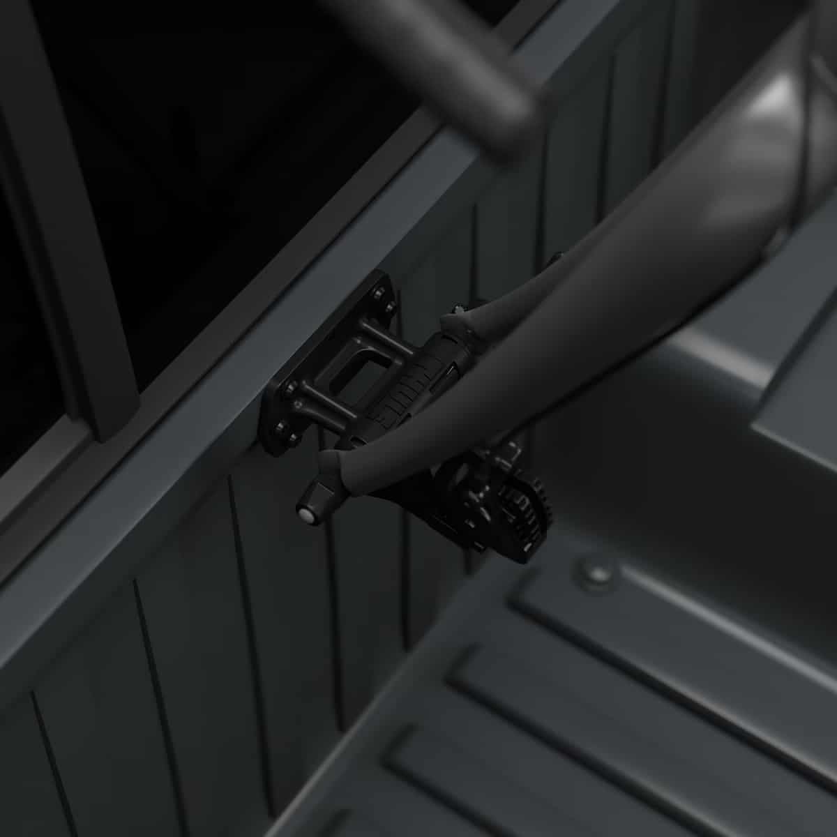 Thule Low Rider Pro Truck Bed Bike Rack close up