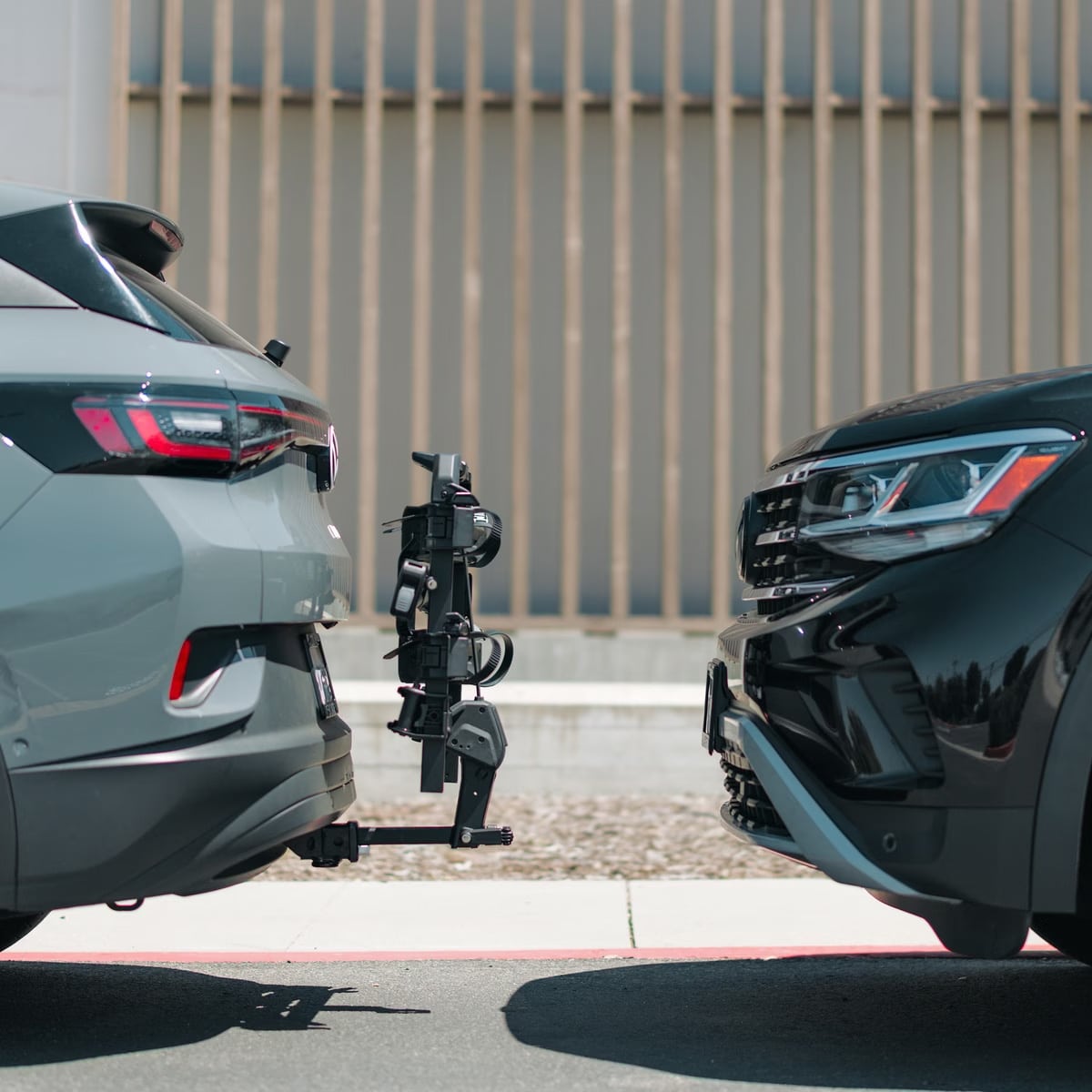 Thule OutPace 2-Bike Hitch Platform rack folded up