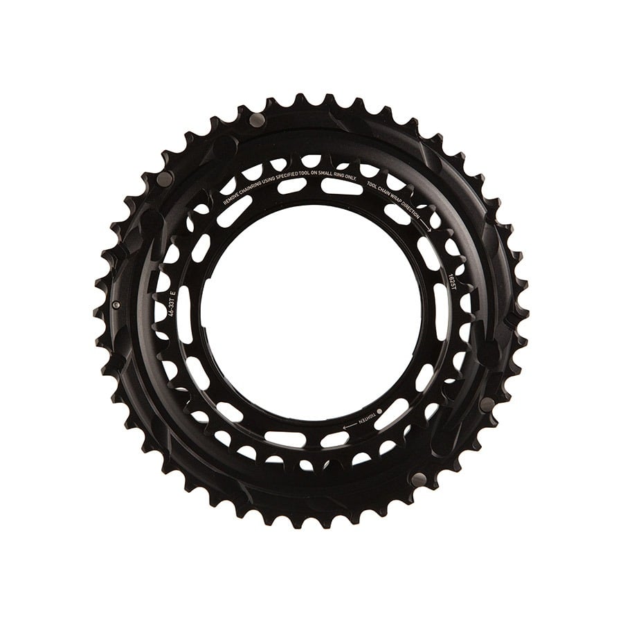 SRAM Force E1 2X Thread Mount Chainring set rear