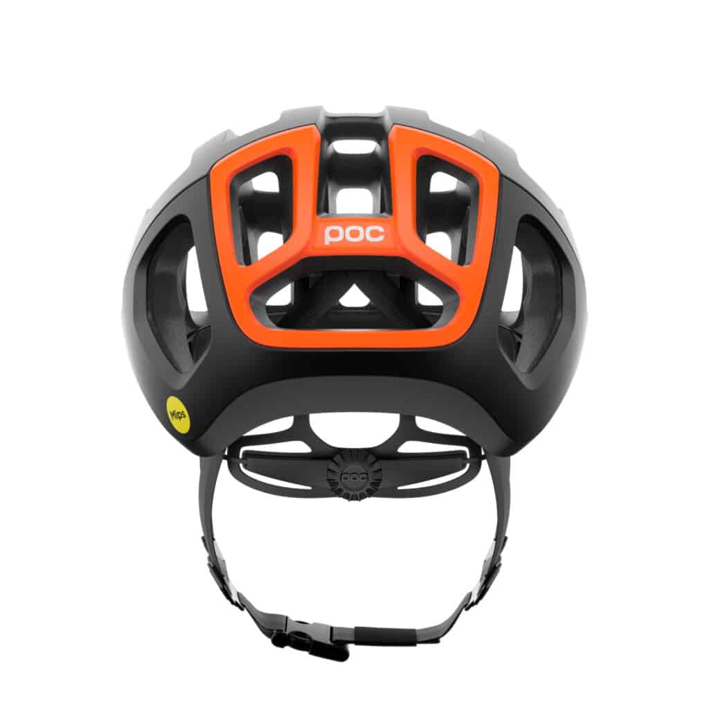 Poc Ventral Air MIPS Uranium Black Matt/Fluo Orange Matt rear