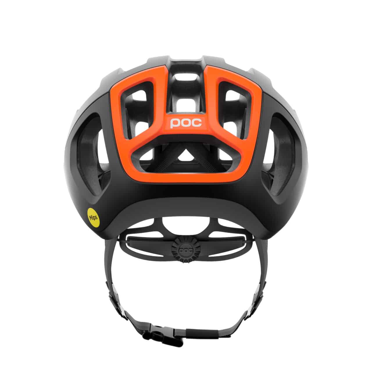 Poc Ventral Air MIPS Uranium Black Matt/Fluo Orange Matt rear