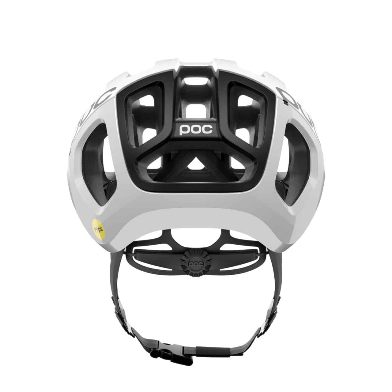 Poc Ventral Air MIPS Hydrogen White/Uranium Black Matt with Logo rear