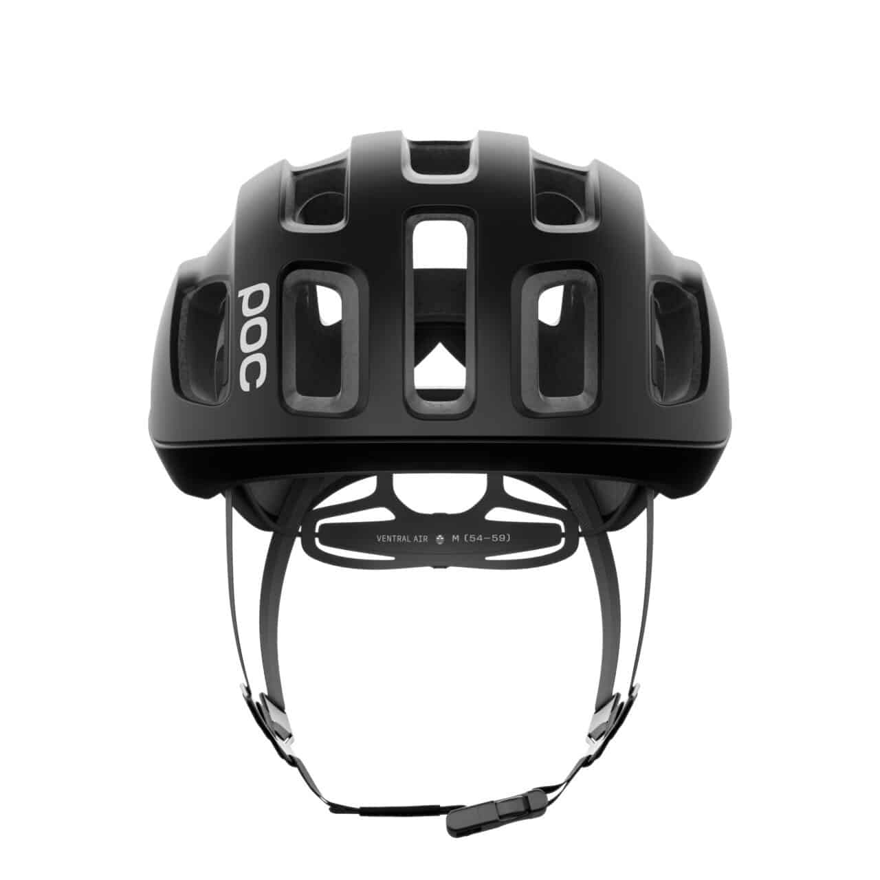 Poc Ventral Air MIPS Uranium Black Matt/Hydrogen White with Logo front