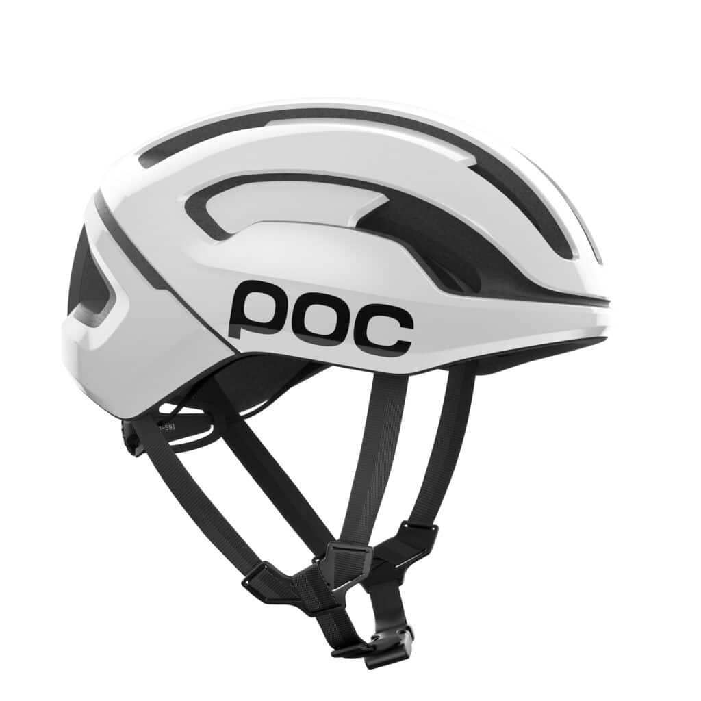 POC Omne Air MIPS Helmet Hydrogen White/Uranium Black Matt W Logo right side