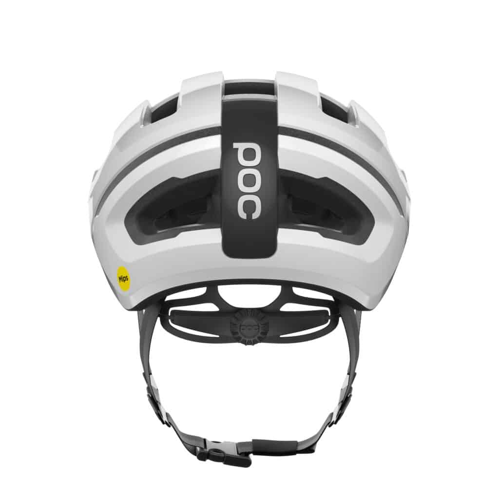 POC Omne Air MIPS Helmet Hydrogen White/Uranium Black Matt W Logo rear