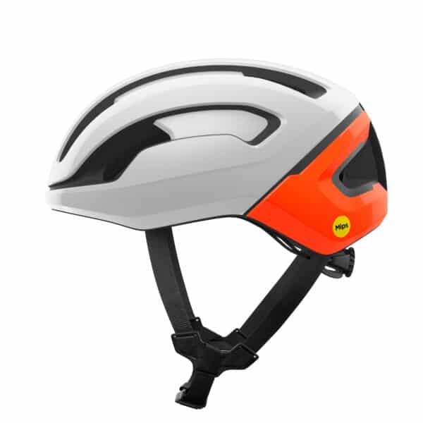 POC Omne Air MIPS Helmet Hydrogen White/Fluo Orange