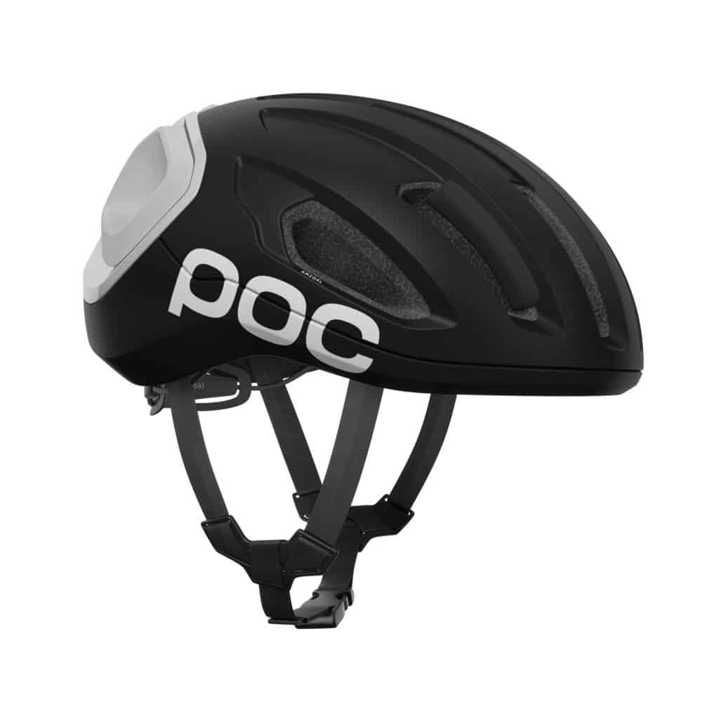Poc Amidal Helmet Uranium Black Matt/Hydrogen White Matt right side