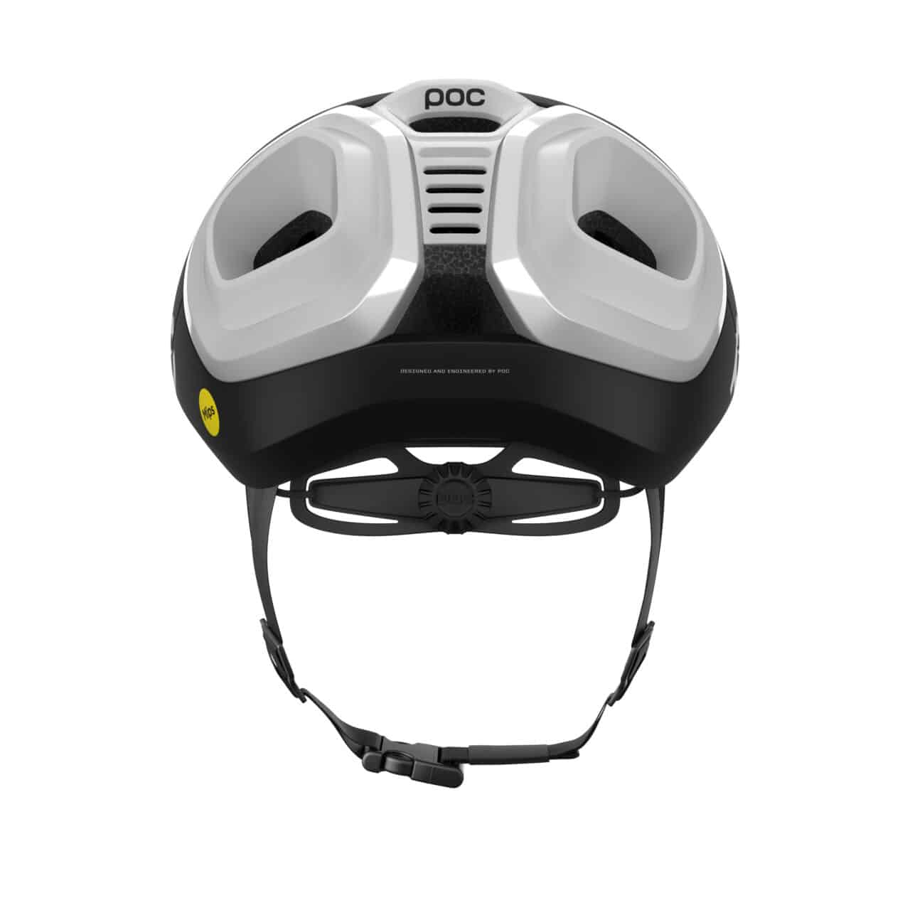 Poc Amidal Helmet Uranium Black Matt/Hydrogen White Matt rear