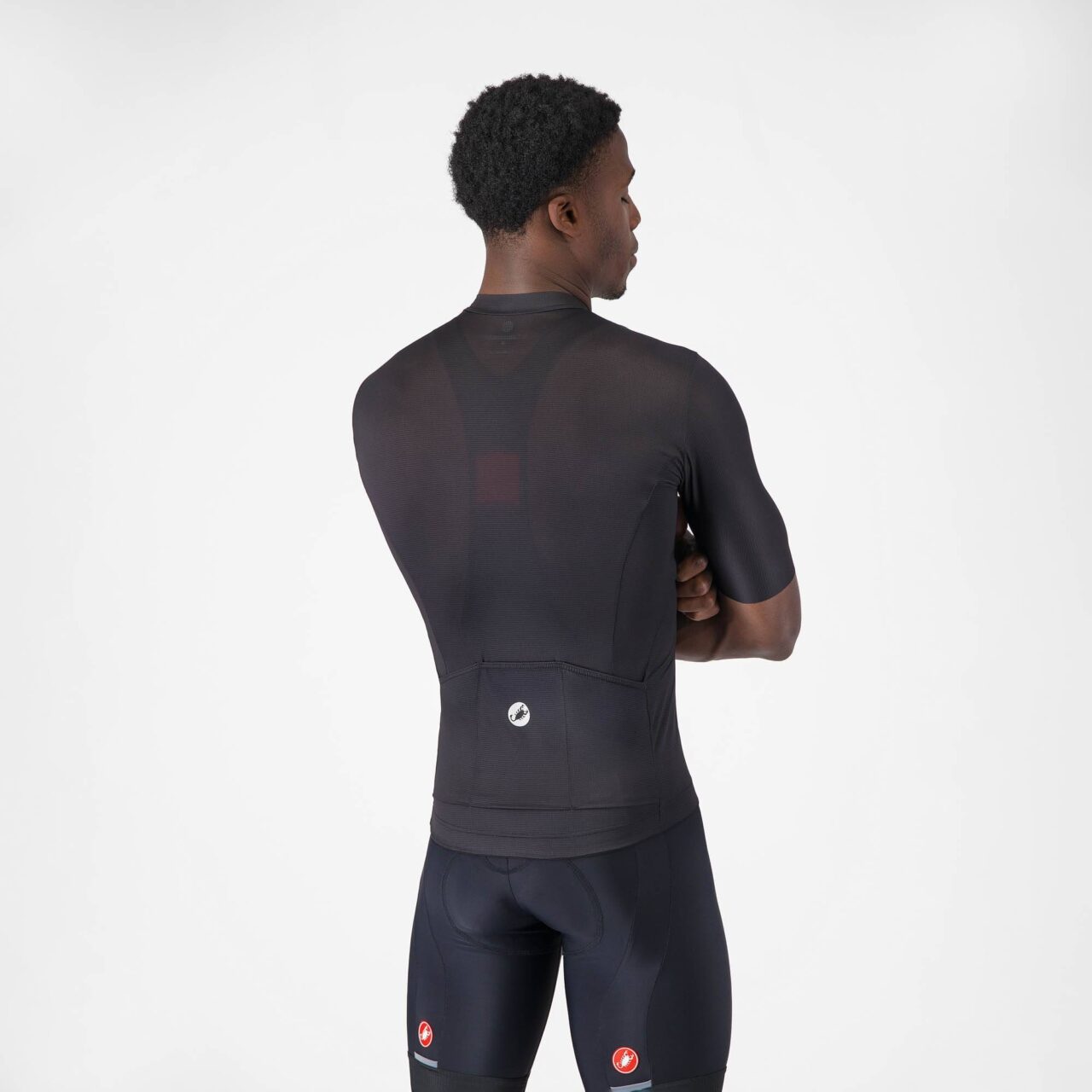 CASTELLI Entrata Apex Jersey Black/White (back)